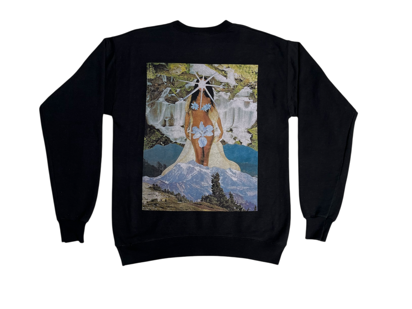Black Virgo Crewneck
