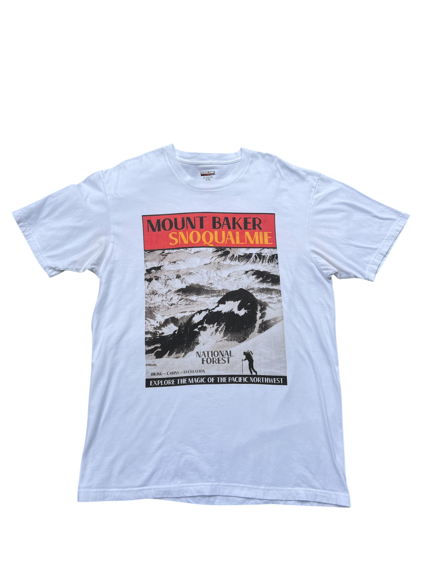 White Mount Baker Snoqualmie Tee