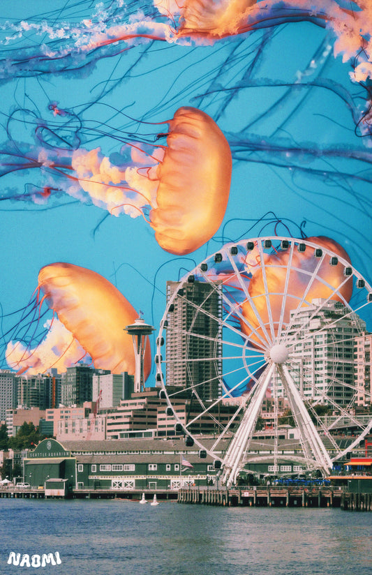 11x17 Seattle Waterfront Print