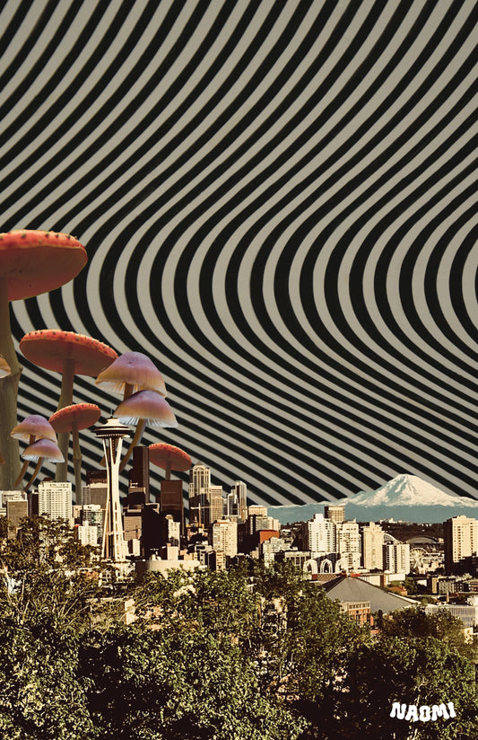 11x17 Trippy Seattle Collage