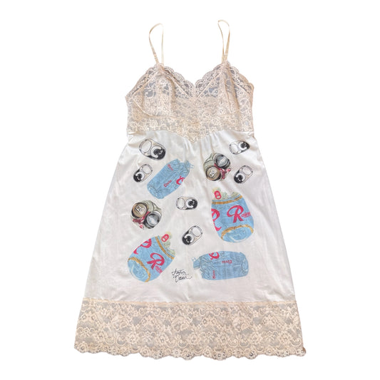 Crushed Can Slip Dress
