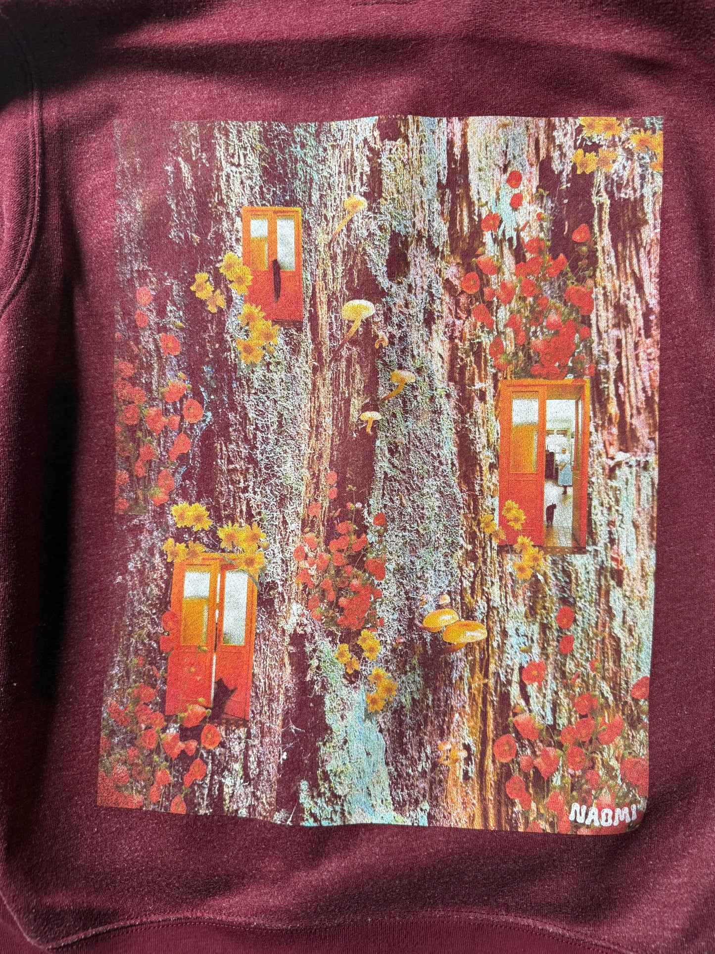 Maroon Zip Up Hoodie