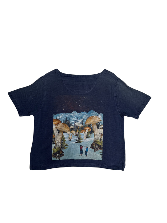 Vintage Short Sleeved Button Up