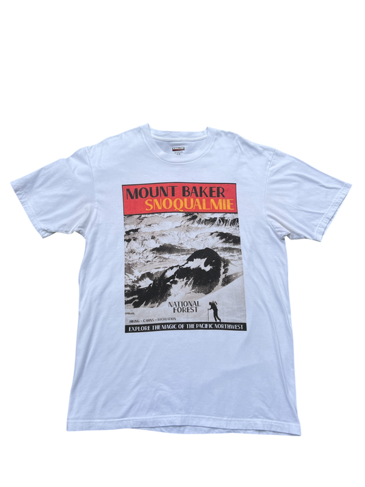 White Mount Baker Snoqualmie Tee