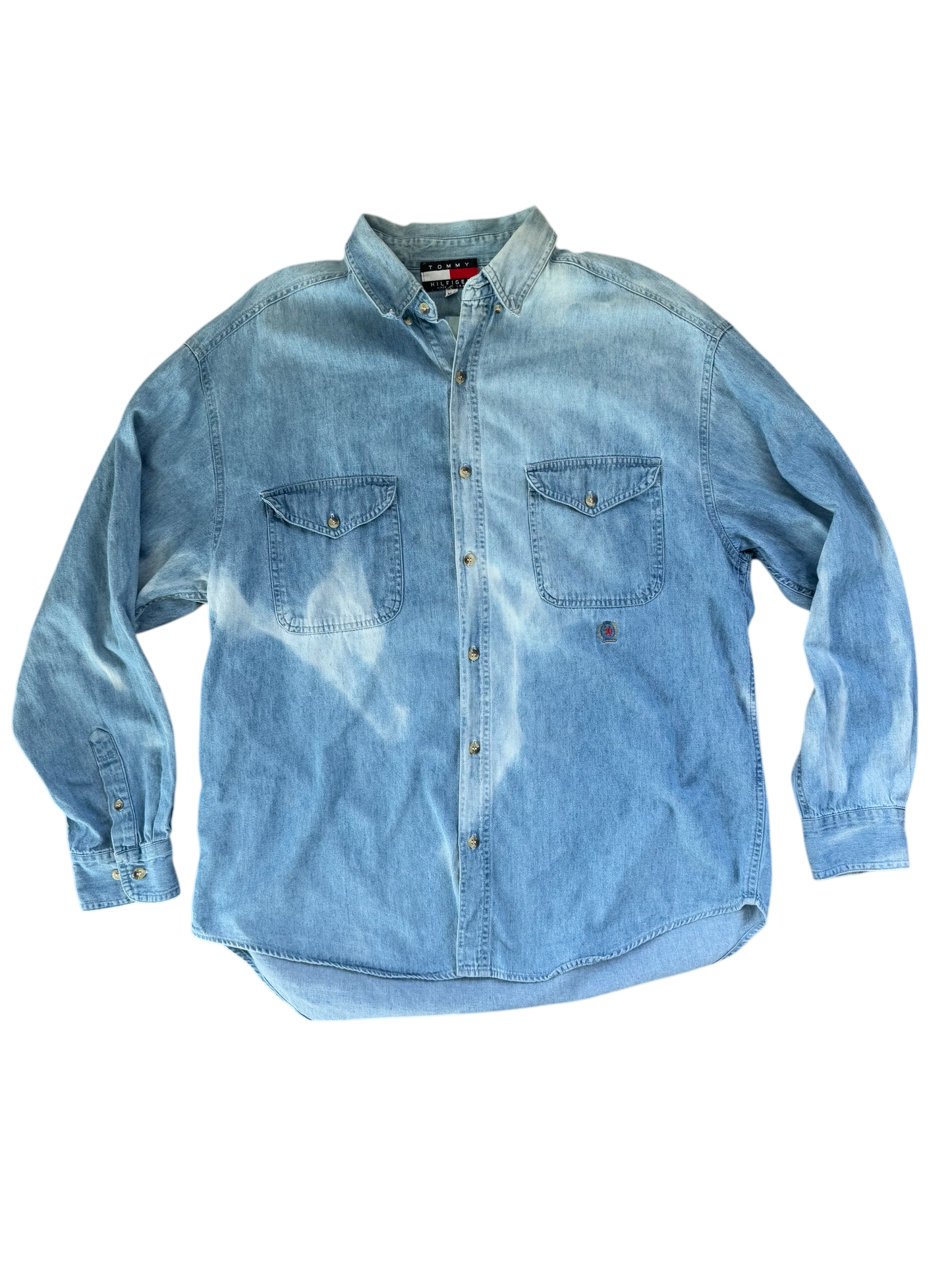 Light Wash Denim Button Down