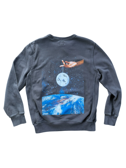 Washed Charcoal Crewneck Sweatshirt