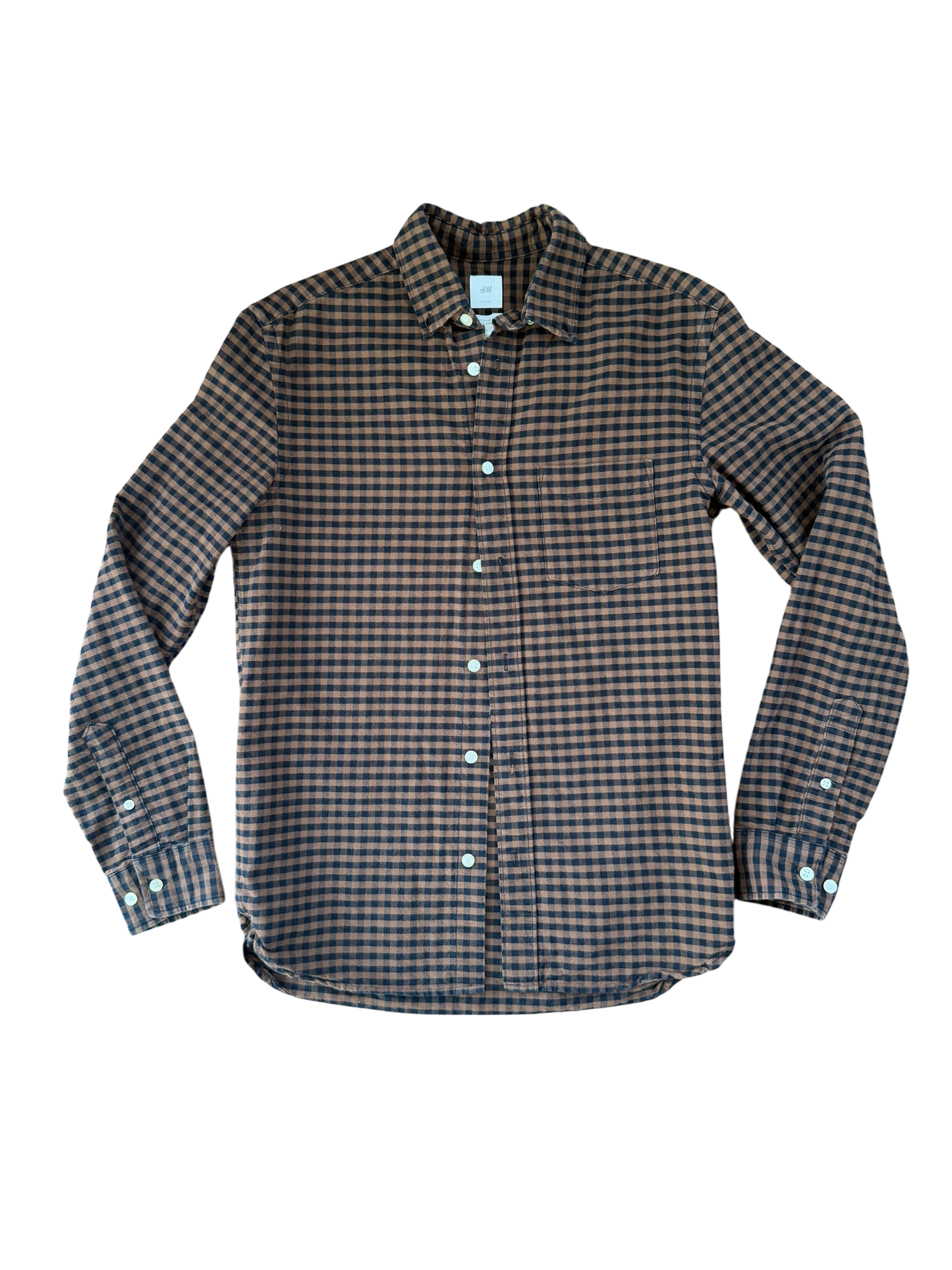 Gingham Button Up Long Sleeve