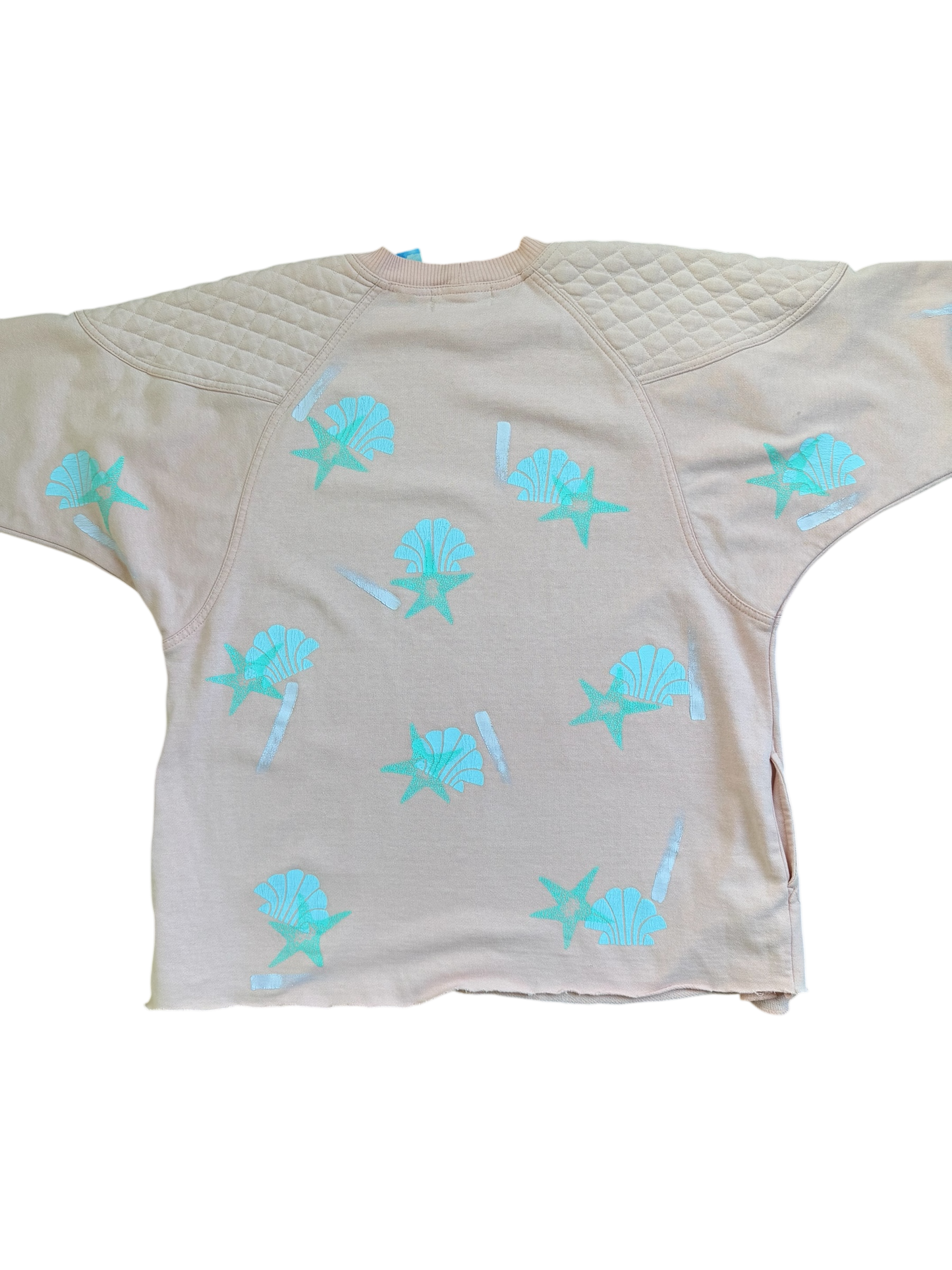 Vintage Pink Hand Painted Sweater