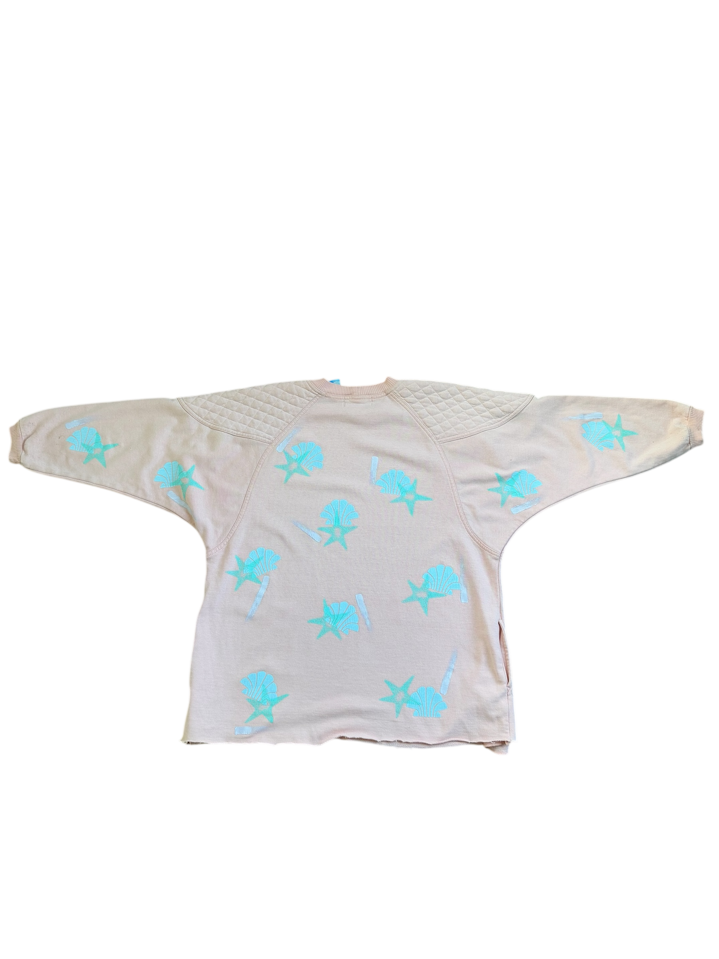 Vintage Pink Hand Painted Sweater